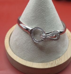 Affinity Diamond 1/5 Ct Sterling Silver 8" Bracelet